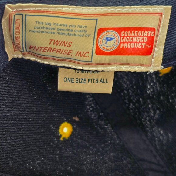 Iowa Hawkeyes Hat Cap Black Gold Big Hawk Logo NCAA Adjustable Embroidered NEW - Picture 5 of 6